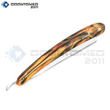 Cuchillo de afeitar plegable de borde de afeitar recto de salón de peluquería mango de madera BTS-190