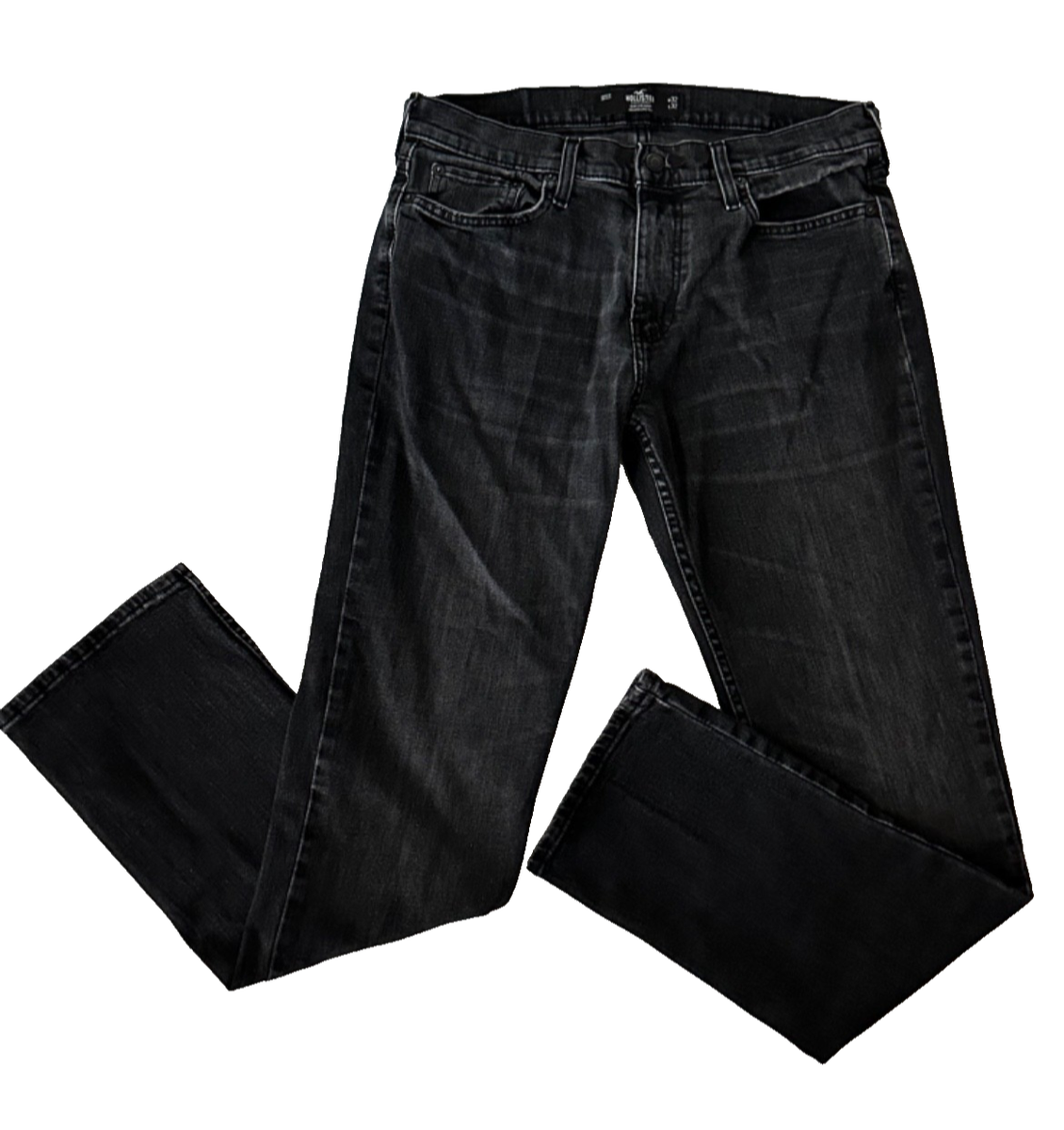Mens Jeans Slim Hollister Flex Jeans Men's Dark Wash Super Skinny