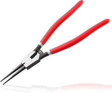 13-Inch Snap Ring Plier Heavy Duty External Circlip Pliers Straight Jaw Tip Diam