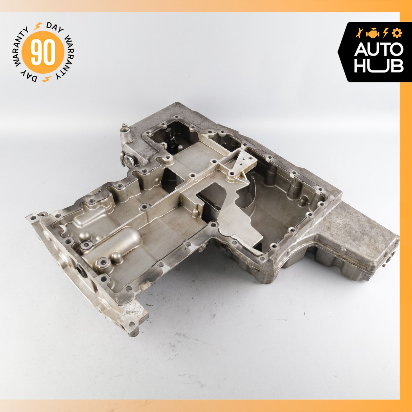 03-18 Bentley Continental Flying Spur  6.0L Engine Lower & Upper Oil Pan OEM 78k