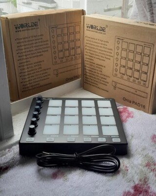 Worlde MIDI Controller Strike Pad Midi Drum Pad Drum machine Beat Maker Usb