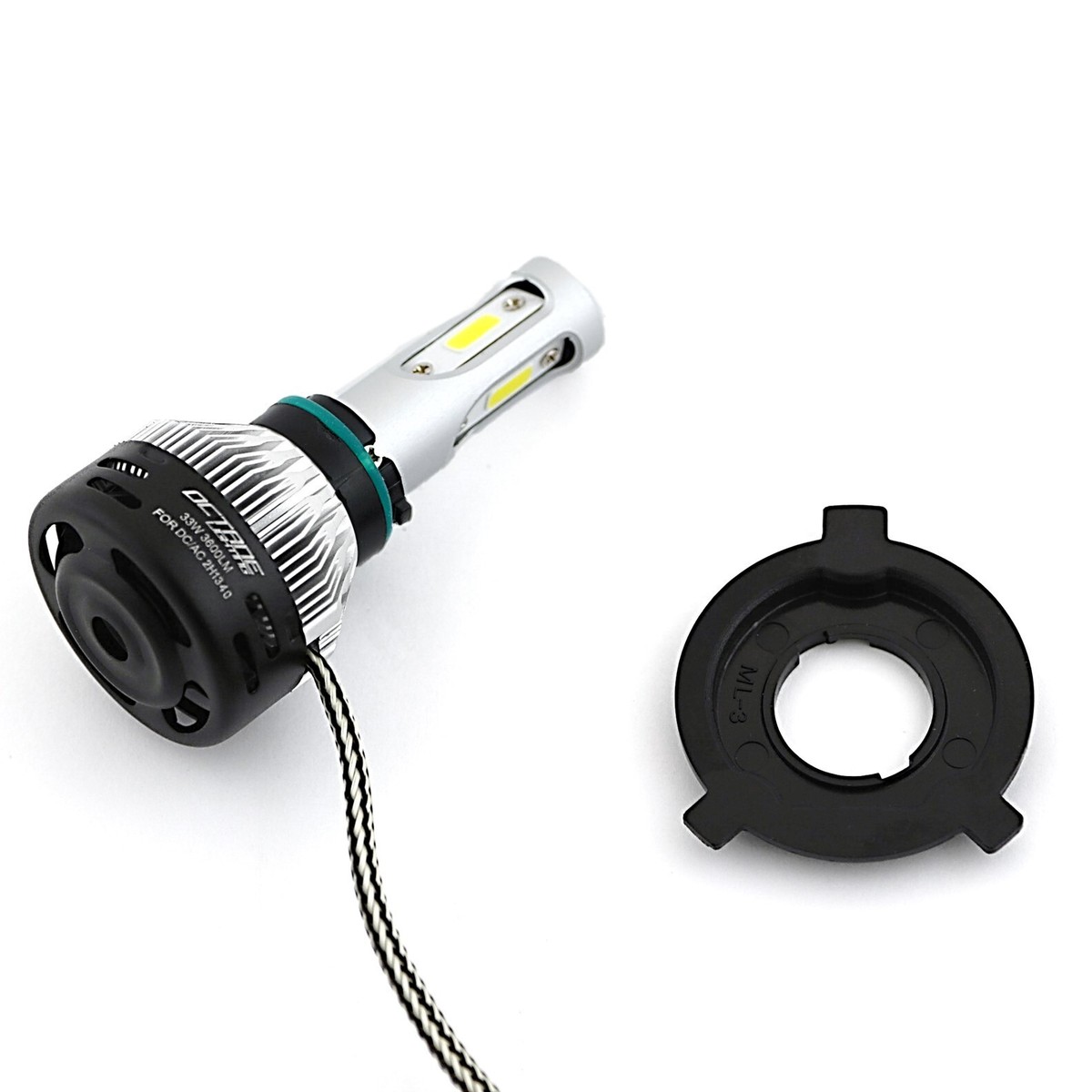 6V 6500k SMD 360° LED White Motorcycle 5.75