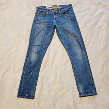 Anthropologie Pilcro Jeans Womens 30x29 Hyphen No 26 Straight Leg Distressed
