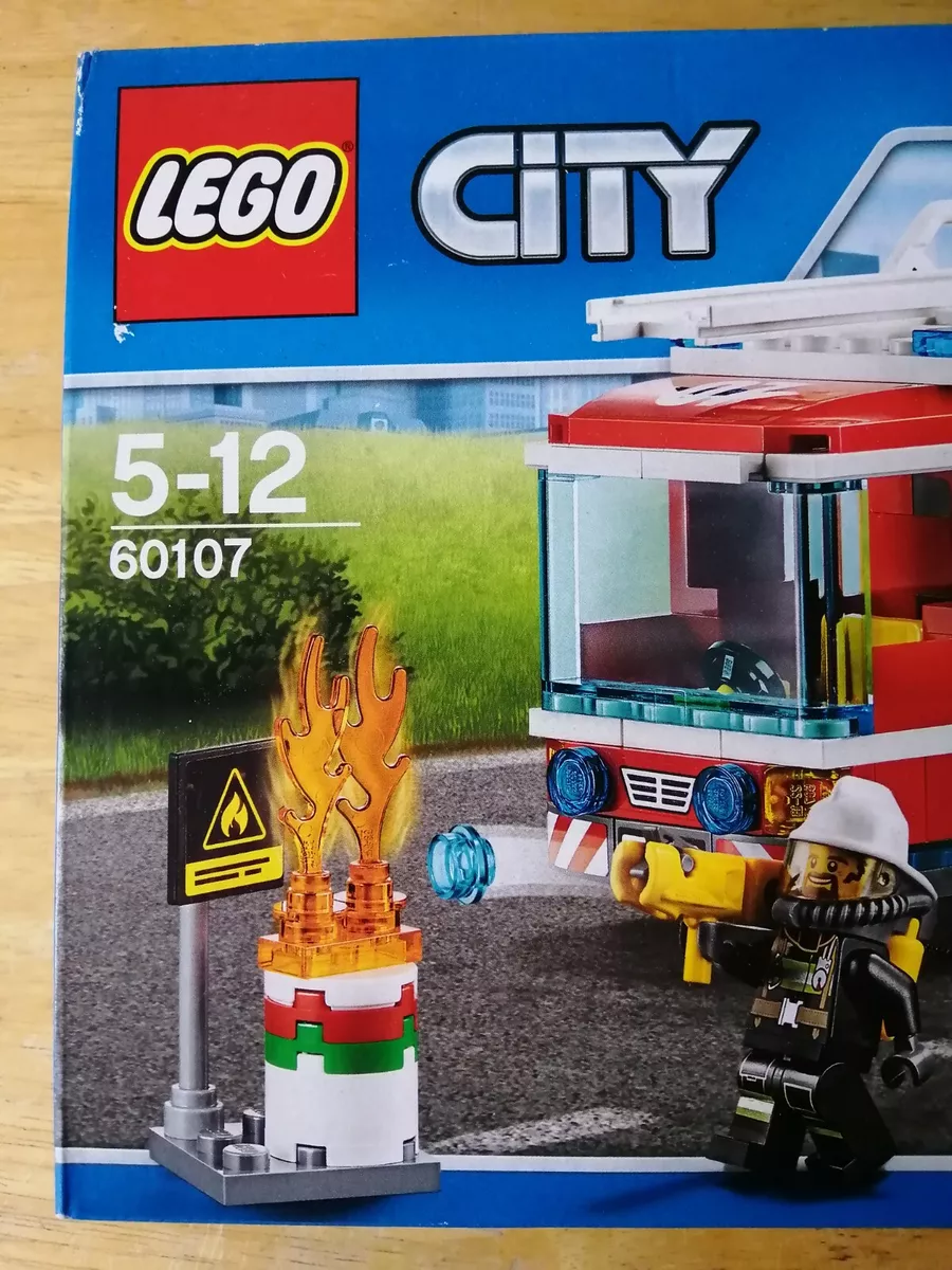 LEGO CITY RETIRED SET 60107 FIRE LADDER TRUCK BNIB 2 FIGURES