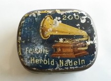 PG158 - Gramophone needles FEINSTE HEROLD Box Tips Gramophone (2) EMPTY