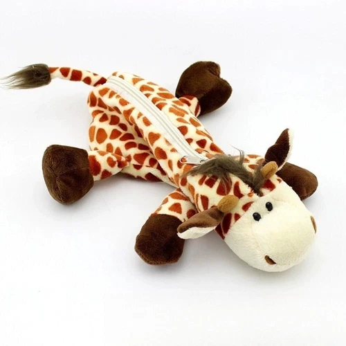 Forest Animal Pencil Bags Cute Plush Stationery Case Creative Storage Bag Gift - Picture 11 of 16
