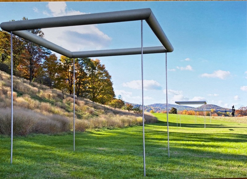 Art Postcard - STORM KING  Art Center , NY - David von Schlegell - UNTITLED