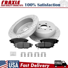 11.26 In Rear Disc Brake Rotors & Ceramic Pads For Subaru Outback 2010 2011-2014