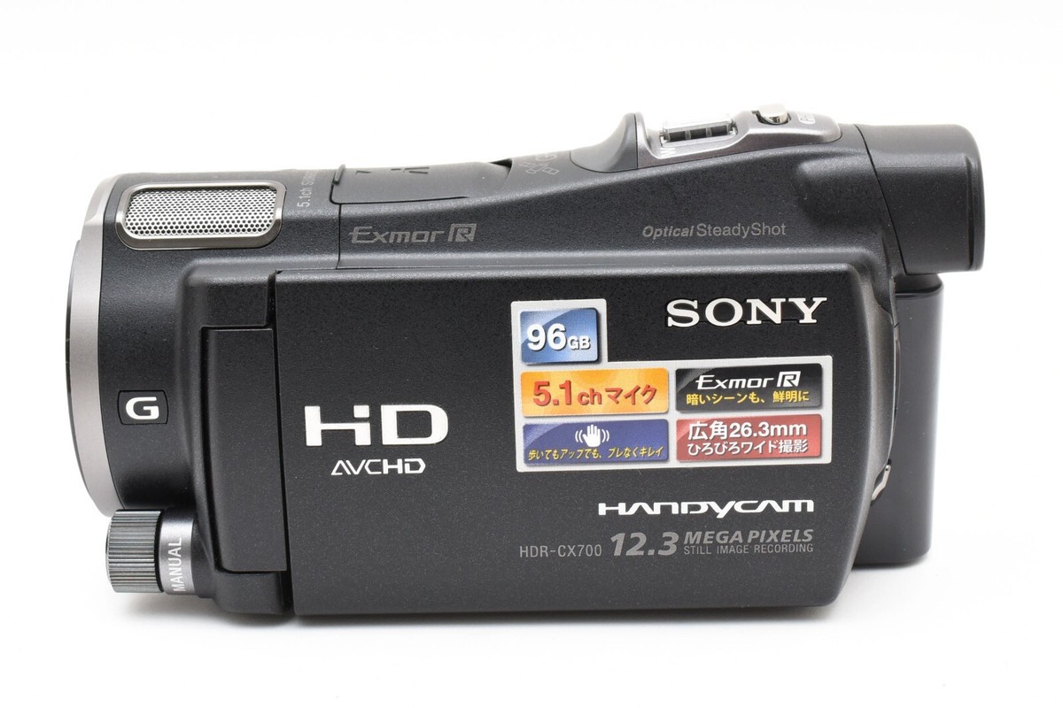 MINT w/Case] SONY HDR-CX700V Digital HD Camcorder Black From