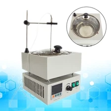 DF-101S 110V 660W 2L Magnetic Stirrer Water Bath Heat 5-299℃ 0～2600RPM