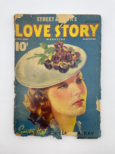 Street & Smith's Love Story April 16 1938 Easter Hat - Picture 2 of 7