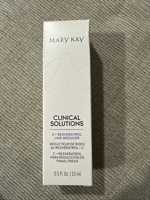 NEW MARY KAY CLINICAL SOLUTIONS~C+RESVERATROL LINE-REDUCER~177899 