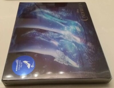 Disney's Cinderella Lenticular STEELBOOK KimchiDvd LIVE ACTION (Blu-ray, Korea) 