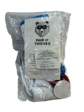 Pair of Thieves Chidrens Socks 3 Pair 10T - 3C White with Red, Blue, and Gray