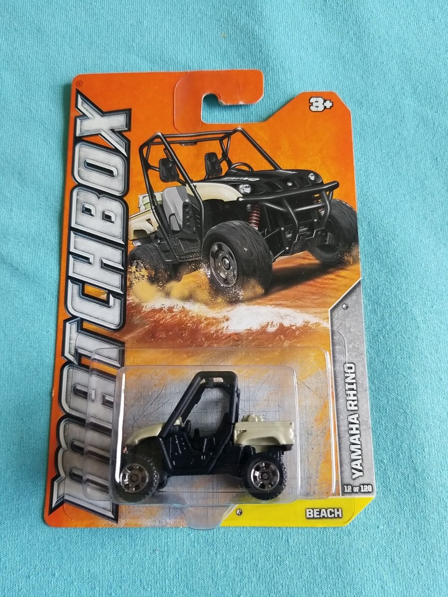 2012 Matchbox YAMAHA RHINO Tan 12/120 GREAT CARD Beach | eBay
