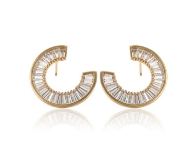 Aretes Cubic Zirconia Stud Earrings Women Pendientes Joyeria Fina Moda De Mujer