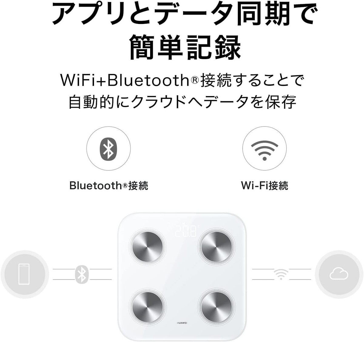 HUAWEI Scale 3 Pro Mystic Blue Weight BMI 22 Wi-Fi Bluetooth