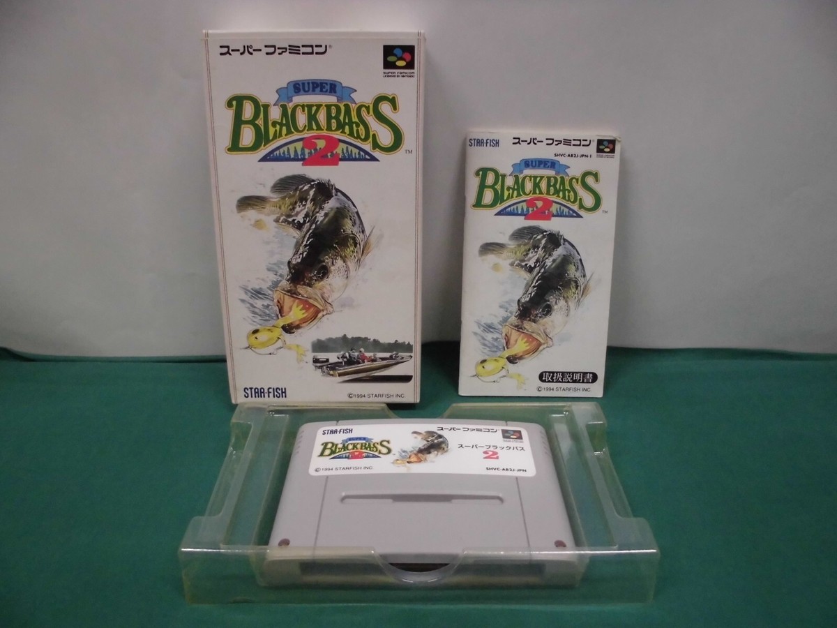 SNES - SUPER BLACK BASS 2 - Super famicom. Japan. Can data save