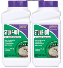 2  Bonide Stump Out Do-It-Yourself Stump Removal Treats 1 12"-18" Size Stump 