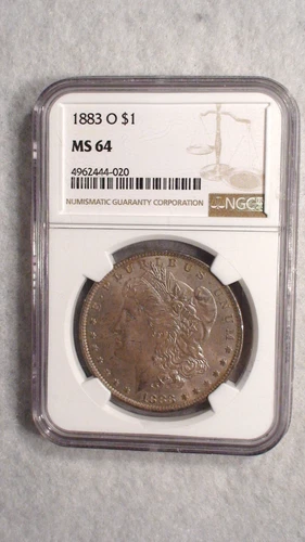 1883 O Morgan Dollar NGC MS64 NEAR GEM UNCIRCULATED TONED $1 Coin BUY IT NOW!
