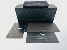 Cazal Legends Sunglasses Patterned Sun Glasses Case Semi Hard Black NEW