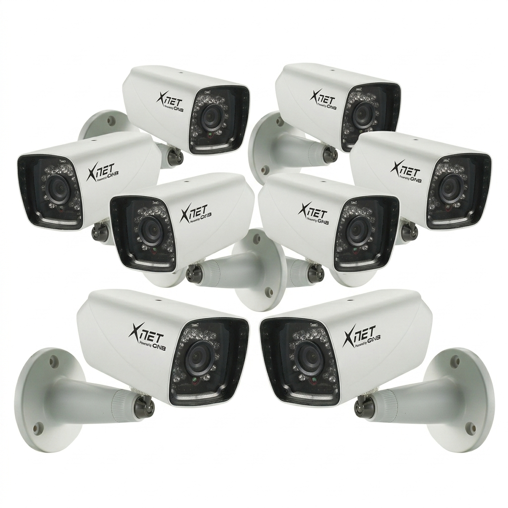 RTSP 2MP IR Bullet IP Camera HD 8 pk Night Vision ONVIF POE Wired