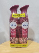  2 Febreze Air Limited Edition Cranberry Crumble Air Refresher 8.8 oz Each