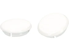 Cover cap set Moto Nostra mirror holes for Bianco Innocente (544) for Vespa