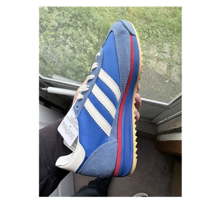 adidas SL 72 RS J Kids Blue/White Suede Low Top Sneaker US 4 JI3088