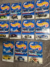 Vintage Hot Wheels Lot Rare 1996, 97, 98 Collector Numbers. 11 Cars 