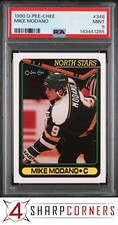 1990 O-PEE-CHEE #348 MIKE MODANO RC HOF PSA 9