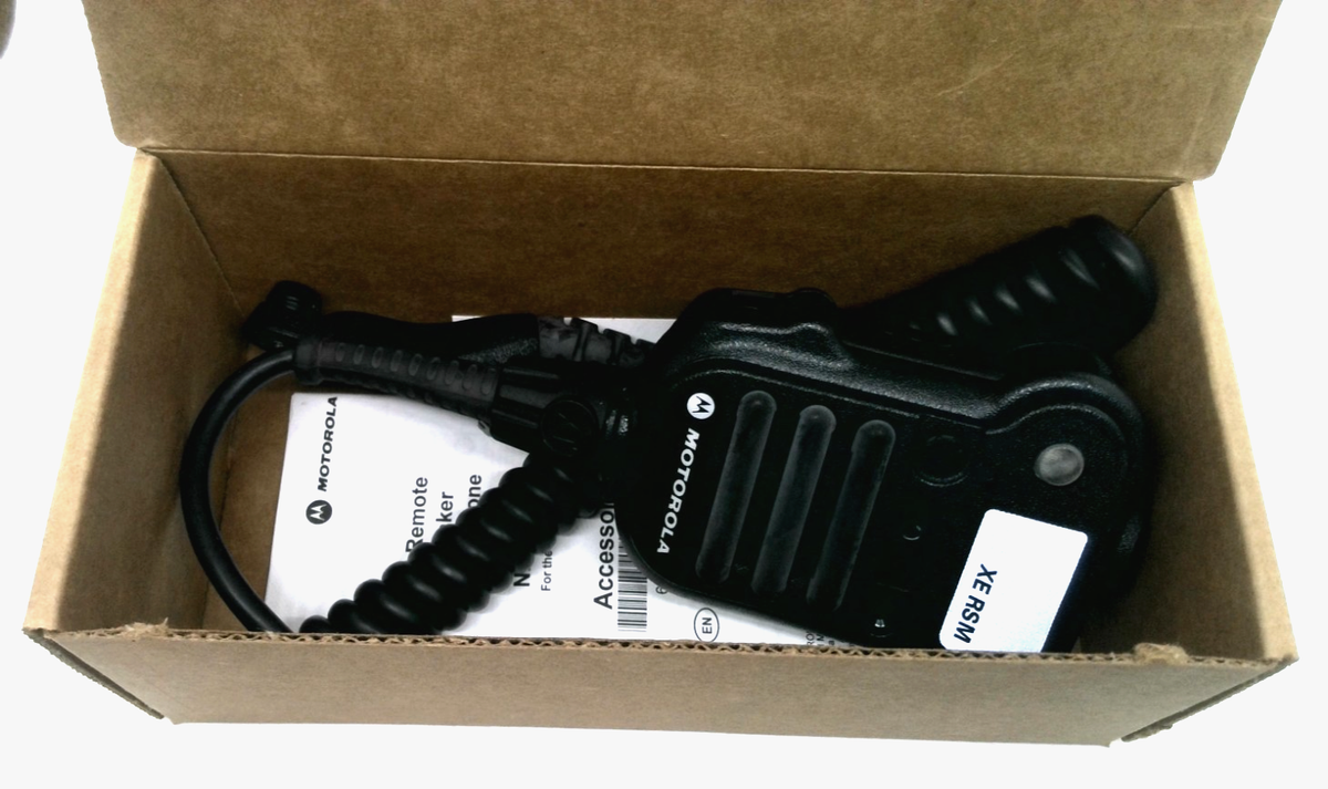 Motorola XE RSM Remote Speaker Microphone NNTN8575ABLK | eBay