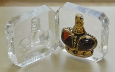 Vtg CROWN JEWEL by PRINCE MATCHABELLI splash PURE PARFUM 1 oz 30 ml SEALED bottl