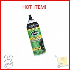 Slime 60186 Flat Tire Puncture Repair Sealant, Emergency Repair for Highway Vehi