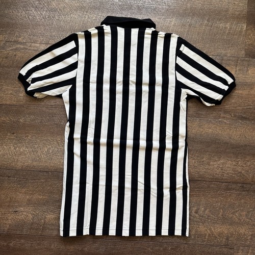 Vintage 1970's Mens Medium Medalist Sandknit Referee Polo Shirt Talon Zipper - Picture 7 of 7