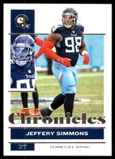 Jeffery Simmons 2021 Panini Chronicles #100 Tennessee Titans NFL READ FREE SHIP