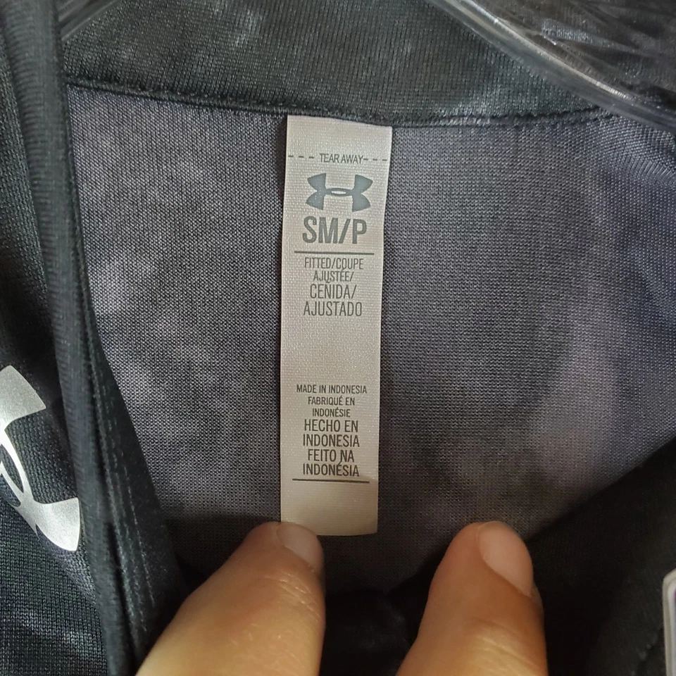 Camisa Under Armour Mujer Talla Pequeña Negra Iowa Hawkeyes Fútbol Media Cremallera Sin usar, en caja Foto 4 de 4