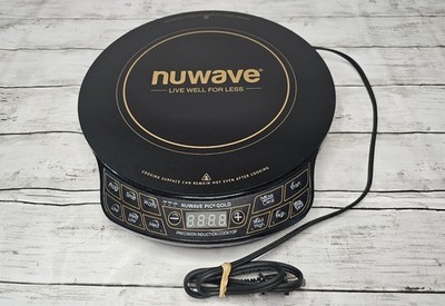 Nuwave PIC Gold Pro Precision Induction Cooktop 1500W Model 30211 Tested Works 