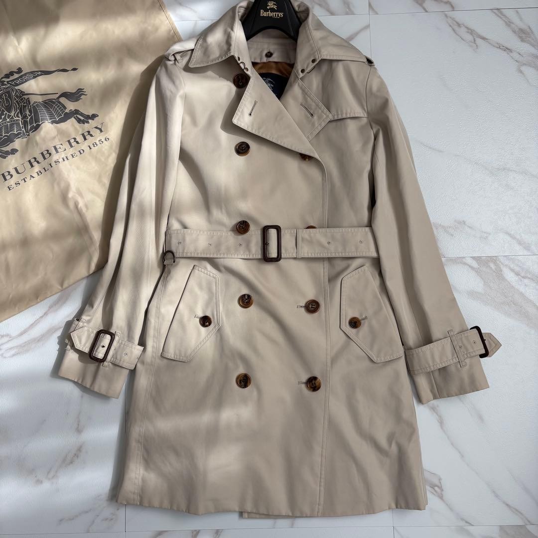 Burberry   Item  London Liner Belted Trench Coat White Beige thumbnail 2