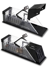 2 Pack Upgraded Rat Trap Mouse Trap for Various Sizes of Rodents High Sensitive