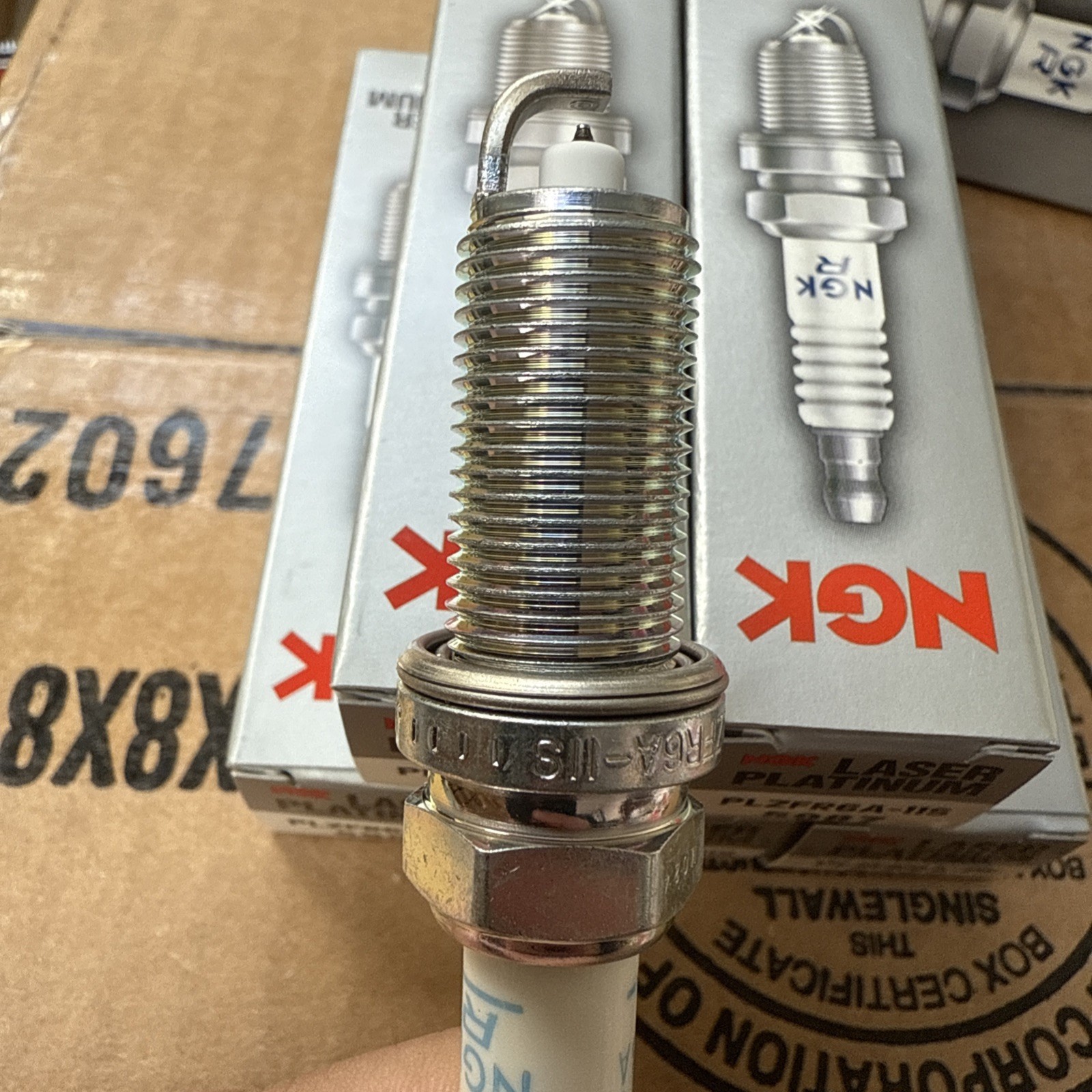 4x Laser Platinum Spark Plugs PLZFR6A-11S 5987 For 08-10 BMW Models L6 3.0L