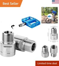Universal Bicycle Pedal Extenders, 20mm Chrome-Molybdenum for Various Bike Types