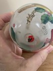 Cardinal Glass Paperweight BYA 1993 reverse painted Vintage Approx 3” Diameter — photo 7