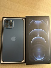 iPhone 12 Pro Max 128GB Pacific Blue Unlocked Original Box Excellent Condition