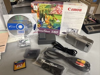 Canon PowerShot S60 5.0MP Digital Camera - Silver for sale online
