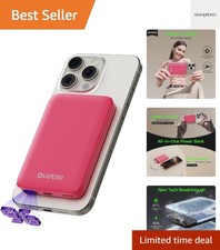 Effortless 15W Charging: Lightweight MagSafe Power Bank for iPhone 12-17 Series