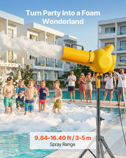 Handheld Foam Party Machine Spray Foam Cannon w/ Fan Continuous Output