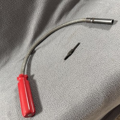 Vintage K-D TOOLS 16.5  Flexible Carburetor Adjusting Screwdriver NO. 130 USA