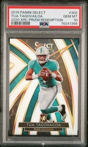 Tua Tagovailoa RC Prizm XRC PSA 10 GEM MINT 2019 Panini Select SSP
