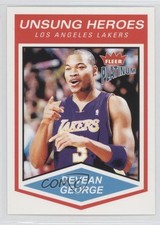 2003-04 Fleer Platinum Unsung Heroes Devean George #153 0a1